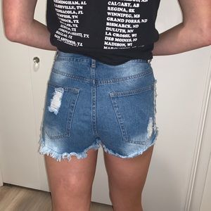 Jean shorts!